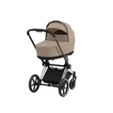 Cybex Priam 4 Kinderwagen 2-in-1 - Chrome Black / Chrome - Cozy Beige