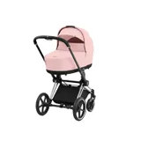 Cybex Priam 4 Kinderwagen 2-in-1 - Chrome Black / Chrome - Peach Pink