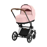 Cybex Priam 4 Kinderwagen 2-in-1 - Chrome Brown / Chrome - Peach Pink