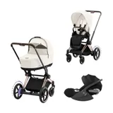 Cybex E-Priam 4 Kinderwagen Set 3-in-1 - Off White