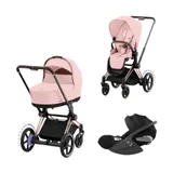 Cybex E-Priam 4 Kinderwagen Set 3-in-1 - Peach Pink