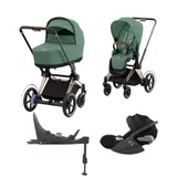Cybex E-Priam 4 Kinderwagen Set 4-in-1 - Leaf Green