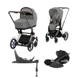 Cybex E-Priam 4 Kinderwagen Set 4-in-1 - Mirage Grey