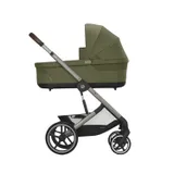 Cybex Balios S Lux Kinderwagen 2-in-1 - Black - Moss Green / Khaki