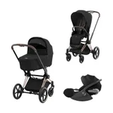 Cybex Priam 4 Kinderwagen Set 3-in-1 - Sepia Black