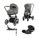 Cybex Priam 4 Kinderwagen Set 4-in-1 - Mirage Grey