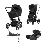 Cybex Priam 4 Kinderwagen Set 4-in-1 - Sepia Black