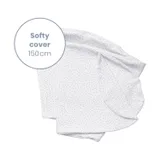 Doomoo Softy Silver Dots Stillkissenbezug