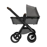 Dubatti One E5 Kinderwagen 2-in-1 - Black / Dark Brown - Grey
