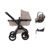 Dubatti One E6 Kinderwagen Dark Brown / Soft Taupe | Dubatti by Römer Autostoeltje Babysafe Pro | Vario Base 5Z