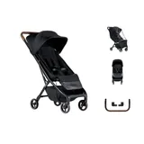 Dubatti Smart Buggy - E2 - Brown / Black | Regenhoes Buggy | Summer Seatliner | Bumper Bar Zwart