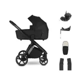 Easywalker Zoey Kinderwagen Bundel - Pure Black | Dubatti by Römer Baby-Safe Pro - Pitch Black