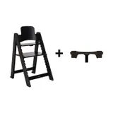 Kidsmill Up! Kinderstuhl Inkl. Babyset - Schwarz Eiche