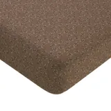 Mies & Co Spannbettlaken für Kleinkindmatratzen - Daisies - Mocha Mousse Brown - 60x120 cm / 70x140 cm