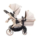 ICandy Peach 7 Geschwisterwagen - Essential Bundle - Biscotti