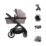 ICandy Peach 7 Kinderwagen 3-in-1 - Complete Travel Bundel - Porcini Black