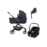 Joolz Hub 2 Kinderwagen 2-in-1 - Navy Blue | Joolz X Maxi-Cosi Pebble 360 Pro 2 Autositz | Maxi-Cosi FamilyFix 360 Pro