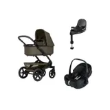 Joolz Geo 3 Kinderwagen 4-in-1 - Classic Look - Hazel Brown | Joolz X Maxi-Cosi Pebble 360 Pro 2 Autositz | Maxi-Cosi FamilyFix 360 Pro