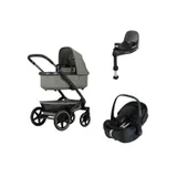 Joolz Geo 3 Kinderwagen 4-in-1 - Classic Look - Sage Green | Joolz X Maxi-Cosi Pebble 360 Pro 2 Autositz | Maxi-Cosi FamilyFix 360 Pro