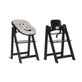 Kidsmill Up! Hochstuhl inkl. Babyset + Newbornset - Matt Schwarz