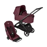 Bugaboo Dragonfly Kinderwagen 2-in-1 - Black / Dark Cherry