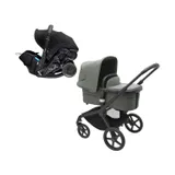 Bugaboo Fox 5 Kinderwagen 3-in-1 - Black / Forest Green | Doona X Babyschale