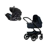 Joolz Geo 3 Kinderwagen 2-in-1 - Classic Look Navy Blue + Doona X Autositz - Nitro Black