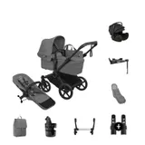 Bugaboo Donkey 6 Mono Ultieme Newborn Bundel - Black/Moon Grey