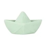 Oli & Carol Bade- und Beißspielzeug Origami Boot - Mintgrün