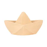Oli & Carol Bade- und Beißspielzeug Origami Boot - Nude
