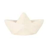 Oli & Carol Bade- und Beißspielzeug Origami Boot - White