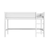 Life Time Premium Halbhochbett - Weiß lackiert - 120 cm