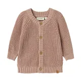 Lil' Atelier Gebreid Vest - Mt. 56 - Misty Rose