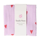 Studio Noos Swaddle - Lilac Hearts - 70x70 cm