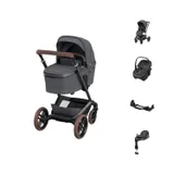 Maxi-Cosi Fame Kinderwagen 2-in-1 | Coral Slide Pro Autostoel - Twillic Graphite/Moon Graphite