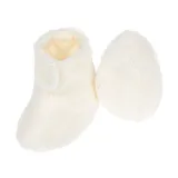 Nanami Bambus Pantoffeln - Newborn - Off White