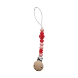 Chewies & More New Born Speenkoord - Sweet Heart - Pink & Red