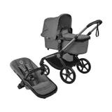 Bugaboo Fox 5 Renew Complete Kinderwagen - Graphite / Moon Grey / Moon Grey
