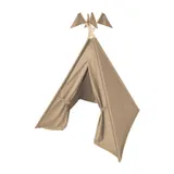 Overseas With Flags Tipi – Samt – Beige