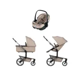 Joolz Day 5 Kinderwagen 3-in-1 - Sandy Taupe | Joolz X Maxi-Cosi Pebble 360 Pro 2 Babyschale