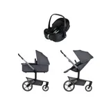 Joolz Day 5 Kinderwagen 3-in-1 - Stone Grey | Joolz X Maxi-Cosi Pebble 360 Pro 2 Babyschale