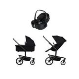 Joolz Day 5 Kinderwagen 3-in-1 - Space Black | Joolz X Maxi-Cosi Pebble 360 Pro 2 Babyschale