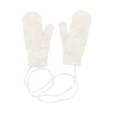 Puck Knit Wanten - Woolwhite