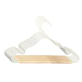 Puck Metall-Kleiderbügel – 6er-Set - Clay