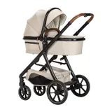 Qute Q-Journey Kinderwagen - Schwarz / Taupe