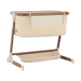 Qute Q-Wiggle Electric Co-Sleeper - Cream / Hazel