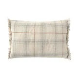 Lorena Canals Dekokissen – Handgewebt – Blue Sage – 25x40 cm