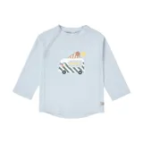 Lässig Ice Cream Truck Zwemshirt Lange Mouw - Maat 62/68 - Illusion Blue