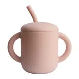 Mushie Oefenbeker Met Rietje - Blush
