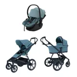 Thule Urban Glide 4 Kinderwagen 3-in-1 - Mid Blue | Thule Maple Autositz - Mid Blue